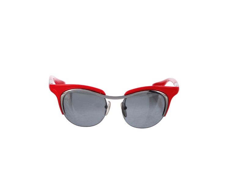 red cat eye sunglasses